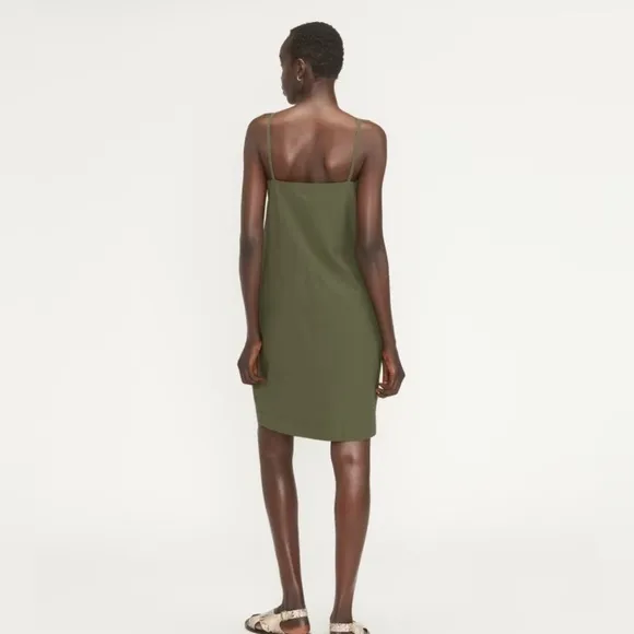 NWOT - Everlane - The Poplin Slip Dress - 0