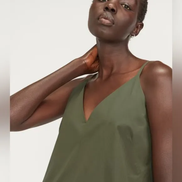 NWOT - Everlane - The Poplin Slip Dress - 0