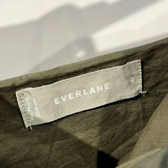 NWOT - Everlane - The Poplin Slip Dress - 0