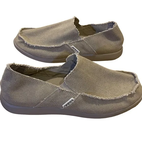 NWOT Men’s‎ Canvas Crocs Slip-on Loafer 13