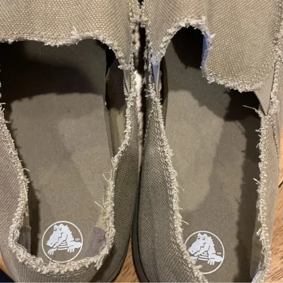 NWOT Men’s‎ Canvas Crocs Slip-on Loafer 13