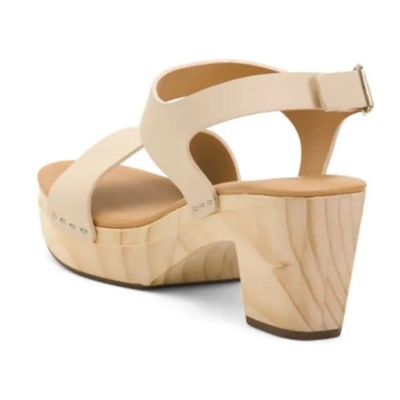 NWOT Nisolo Women’s All-Day Open Toe Platform Clog Sandal - Size 8.5