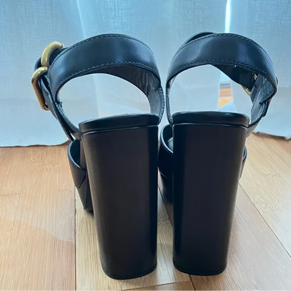 NWOT Prada Block Heel Sandals