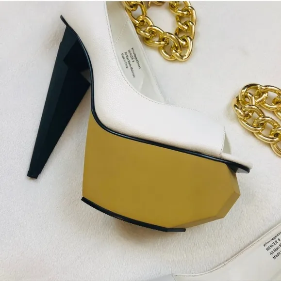 NWOT Privileged &quot;Mercer&quot; Platform Chain Heels