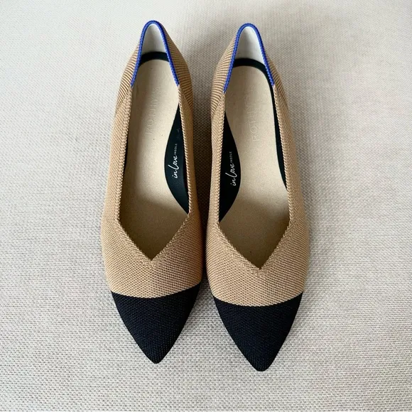 NWOT Rothy’s The High Point Wren Captoe Block Heels