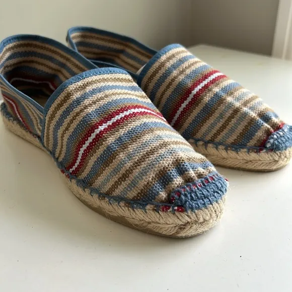 NWOT Toni Pons Multi Stripe Canvas Slip-on Espadrille | EUR 39