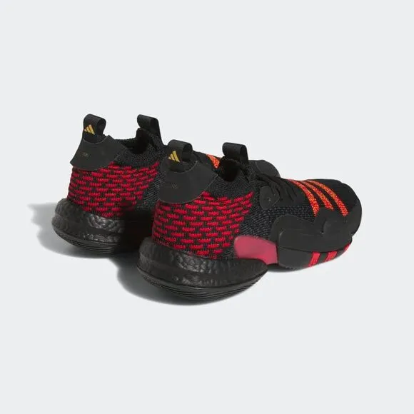 NWT adidas Mens Trae Young Basketball Shoes, black-scarlet-bold gold-Size 12.5