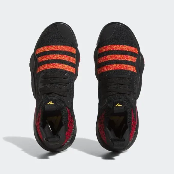 NWT adidas Mens Trae Young Basketball Shoes, black-scarlet-bold gold-Size 12.5