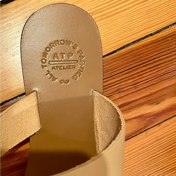 NWT ATP Atelier toe ring slides