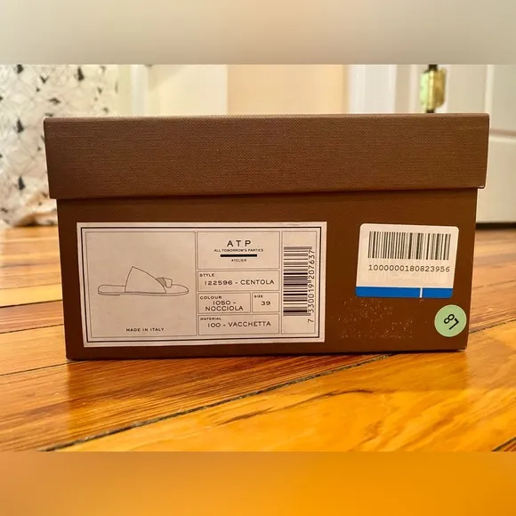 NWT ATP Atelier toe ring slides