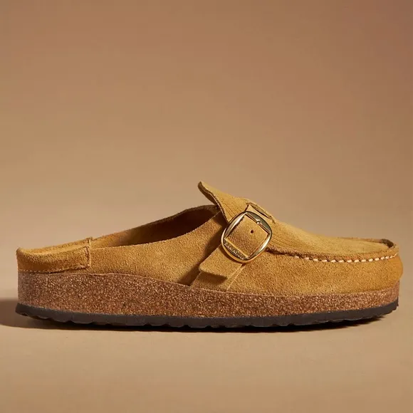 NWT! BIRKENSTOCK Buckley Suede Clogs