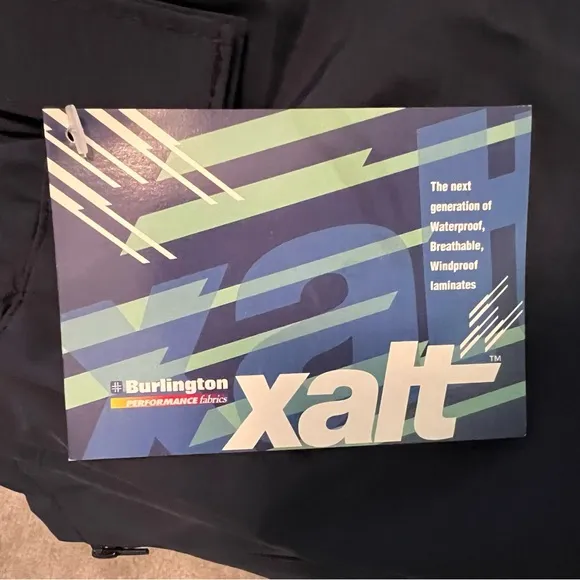 NWT Burlington Xalt Waterproof, Windproof, Breathable Men's Pants size 32-34