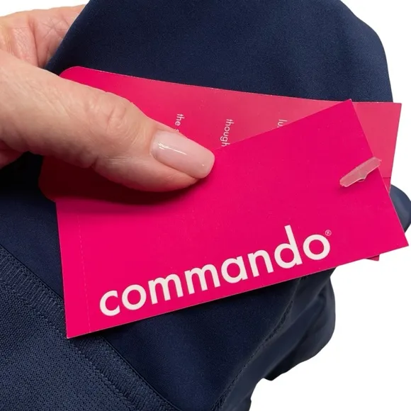 NWT Commando Pocket Bra Small Navy