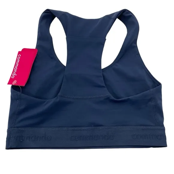 NWT Commando Pocket Bra Small Navy