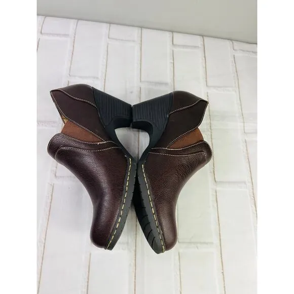 NWT Croft and Barrow Ortholite brown leather booties sz 10M
