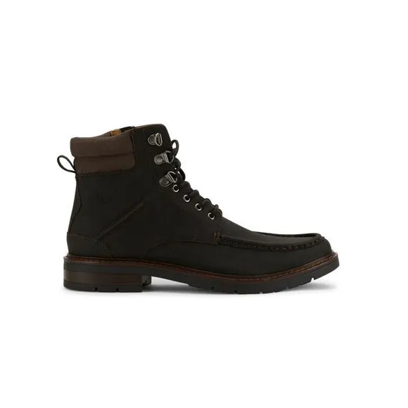 NWT DOCKERS Mens Black Lightweight Sutton Round Toe Lace-Up Boots Shoes 9 M