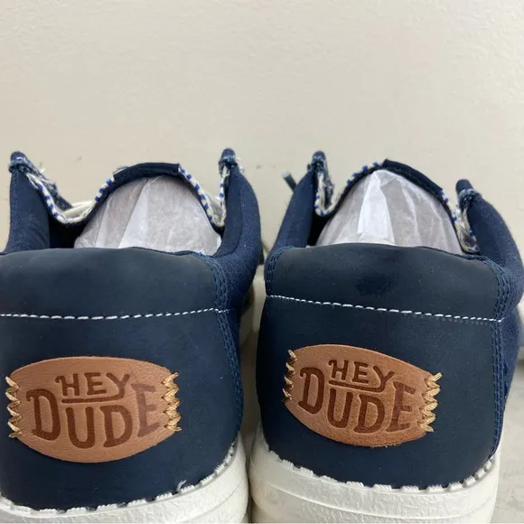 NWT Hey Dude Wally Woven Slip On Travel Shoe