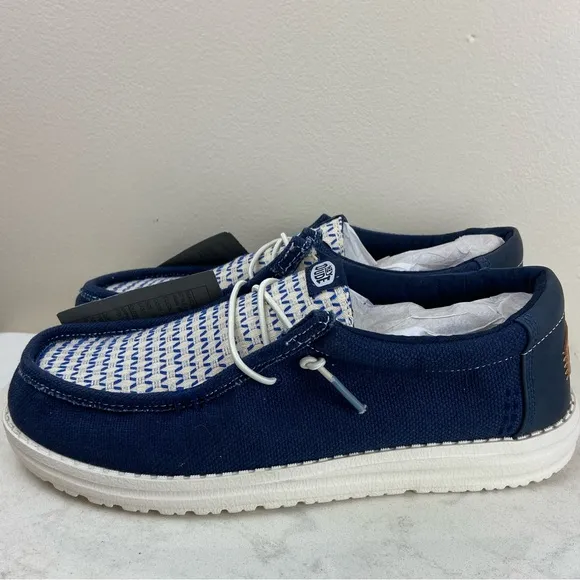 NWT Hey Dude Wally Woven Slip On Travel Shoe