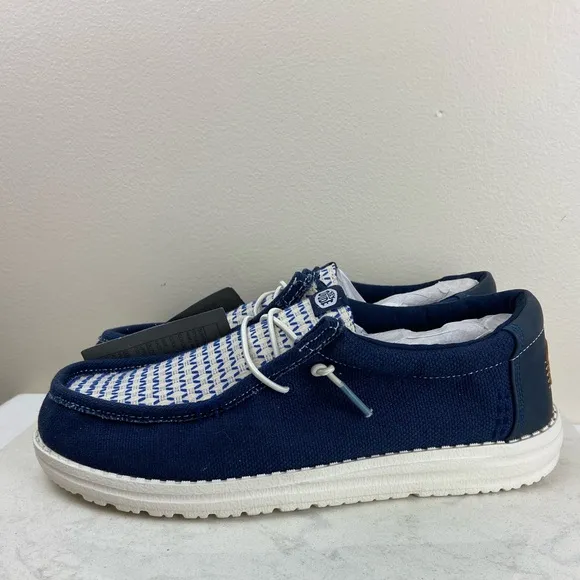 NWT Hey Dude Wally Woven Slip On Travel Shoe