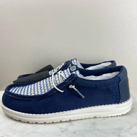 NWT Hey Dude Wally Woven Slip On Travel Shoe