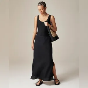 NWT J.Crew New Gwyneth Slip Skirt in Linen