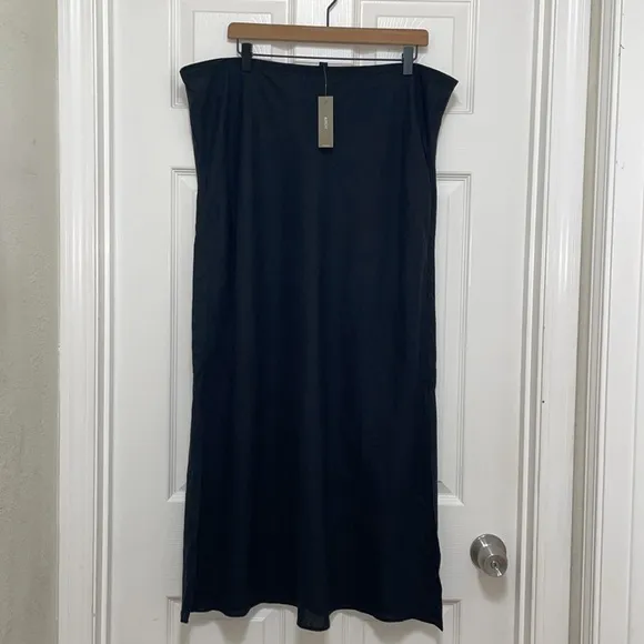 NWT J.Crew New Gwyneth Slip Skirt in Linen