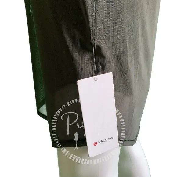 NWT Lululemon Ready To Reach Dress Camo Green Mesh