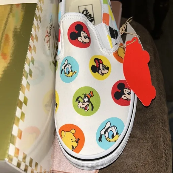 NWT Mickey Mouse and Friends Sneakers for Adults by Vans – Walt Disney World
