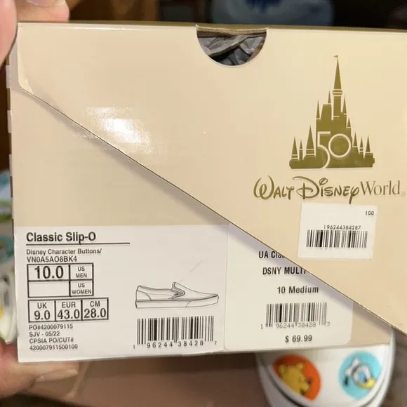 NWT Mickey Mouse and Friends Sneakers for Adults by Vans – Walt Disney World