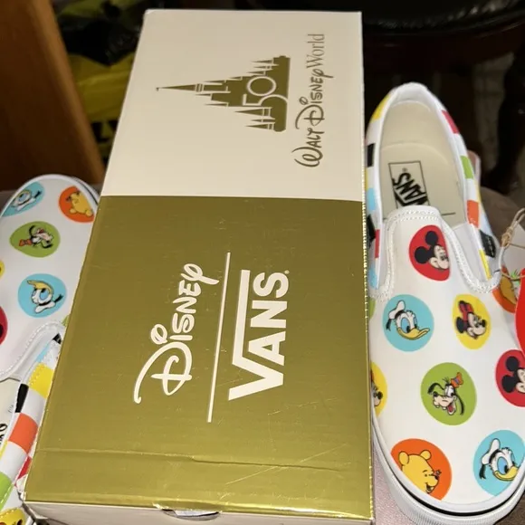 NWT Mickey Mouse and Friends Sneakers for Adults by Vans – Walt Disney World