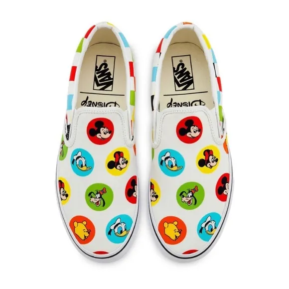NWT Mickey Mouse and Friends Sneakers for Adults by Vans – Walt Disney World