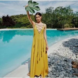NWT MY BEACHY SIDE MONARCH MAXI DRESS SIZE S $515