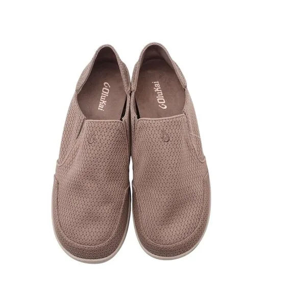 NWT Olukai Nohea Mesh Sneakers Sz 10 Clay Banyan Water Resistant Slip On Casual