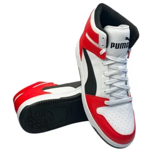NWT PUMA AUTHENTIC REBOUND JOY MEN'S WHITE BASKETBALL SHOES SIZE 10.5 11