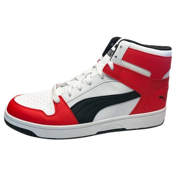 NWT PUMA AUTHENTIC REBOUND JOY MEN'S WHITE BASKETBALL SHOES SIZE 10.5 11