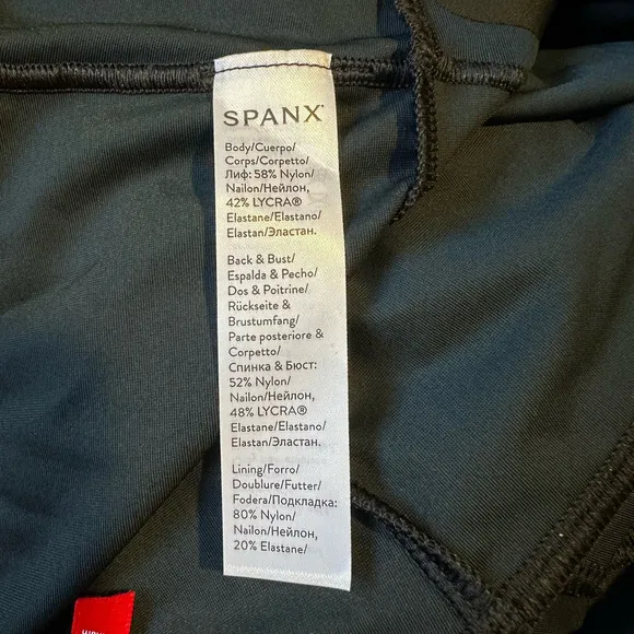 NWT Spanx Open Bust Full Slip Black Medium
