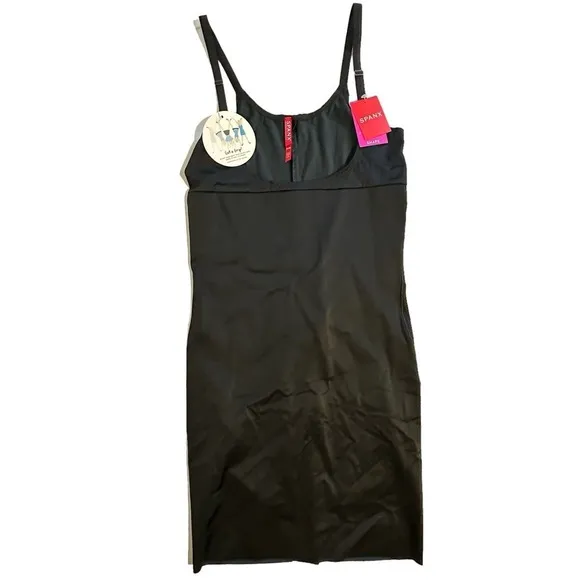 NWT Spanx Open Bust Full Slip Black Medium