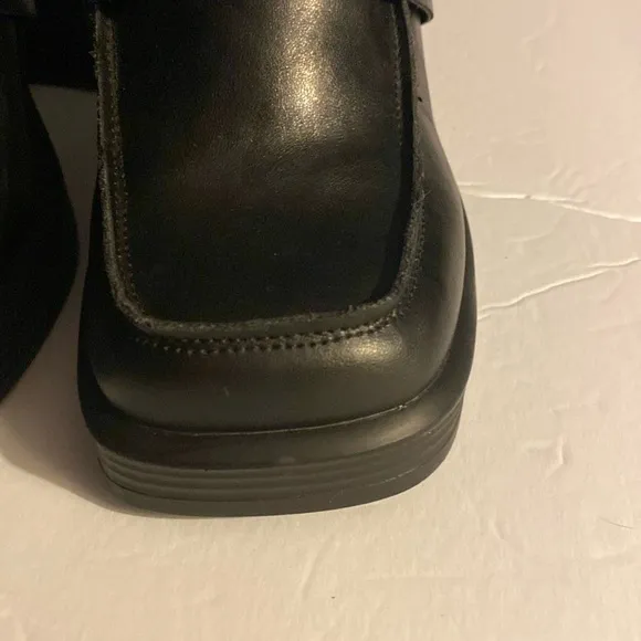 NWT Steve Madden Mules, Clogs, Platform, Neutral, Block Heel, 4”, Leather, Sz 9
