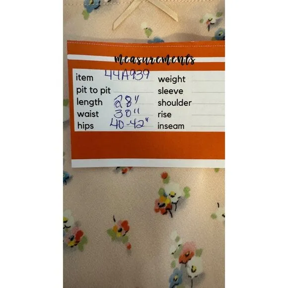 NWT Topshop Size 8 Floral Peach Midi Slip Skirt Lace Trim Size 100% Polyester