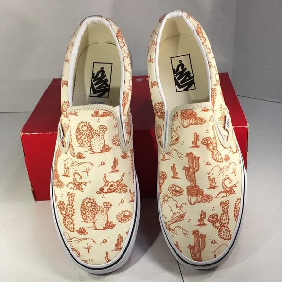 NWT Vans Classic Slip On in Western Scene Design Men’s 11