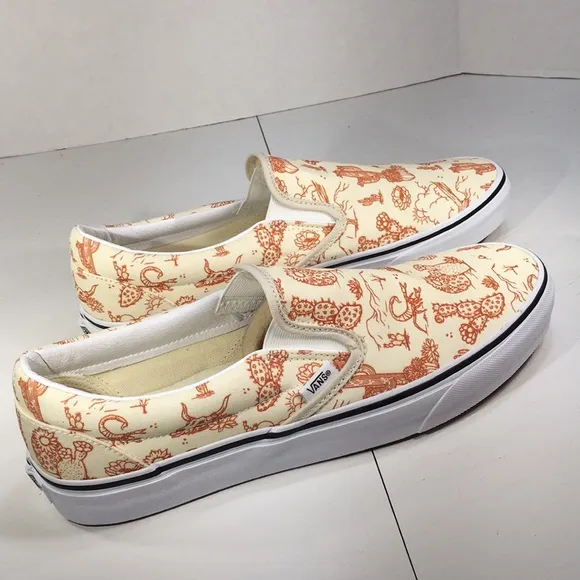 NWT Vans Classic Slip On in Western Scene Design Men’s 11
