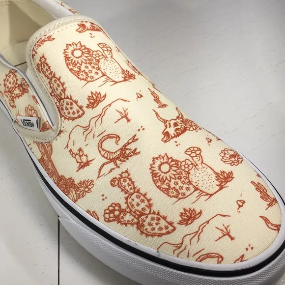 NWT Vans Classic Slip On in Western Scene Design Men’s 11