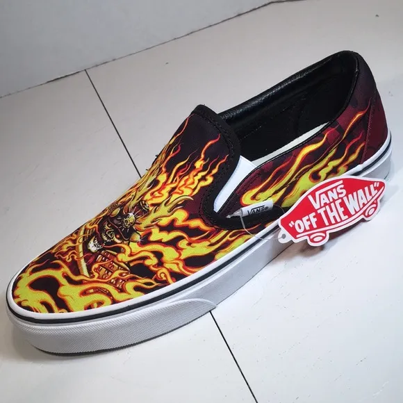 NWT Vans Classic Slip-On Samurai Rising Sneakers Men’s 9