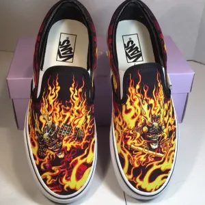 NWT Vans Classic Slip-On Samurai Rising Sneakers Men’s 9