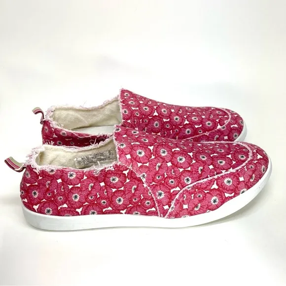 NWT VIONIC Women’s Malibu Floral Slip-on Comfort Shoe Stargazer Size 11 Wide