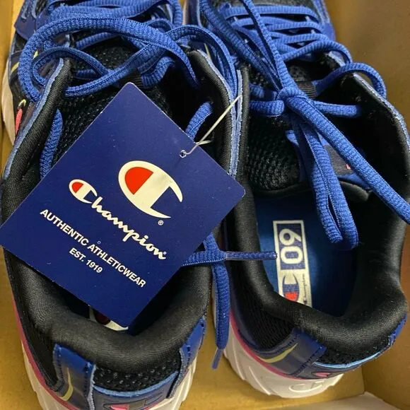 NWT Women’s Champion Running Shoes Blue Black Pink Size 9M V SRS Approach comfy