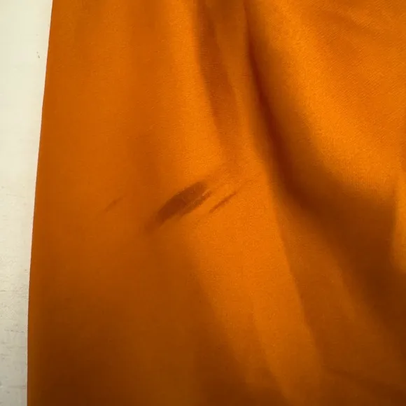 Obando Collective x RTR One Shoulder Orange Cooper Gown Size 6