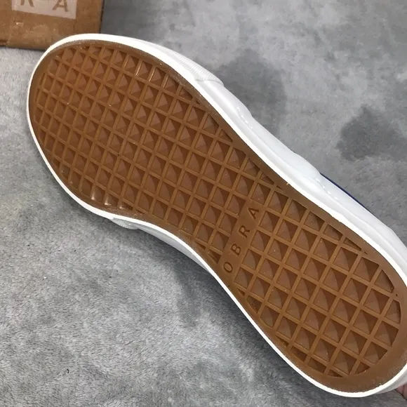 OBRA 240 Canvas Slip-on sneake Torres Blue Men's  New in box