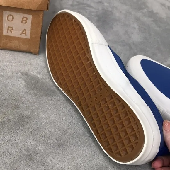 OBRA 240 Canvas Slip-on sneake Torres Blue Men's  New in box