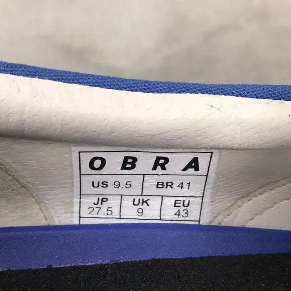 OBRA 240 Canvas Slip-on sneake Torres Blue Men's  New in box